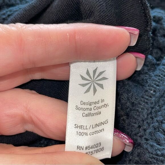 Athleta Kirra Navy Crochet Knit Lined Dress XS HTF - Picture 4 of 4